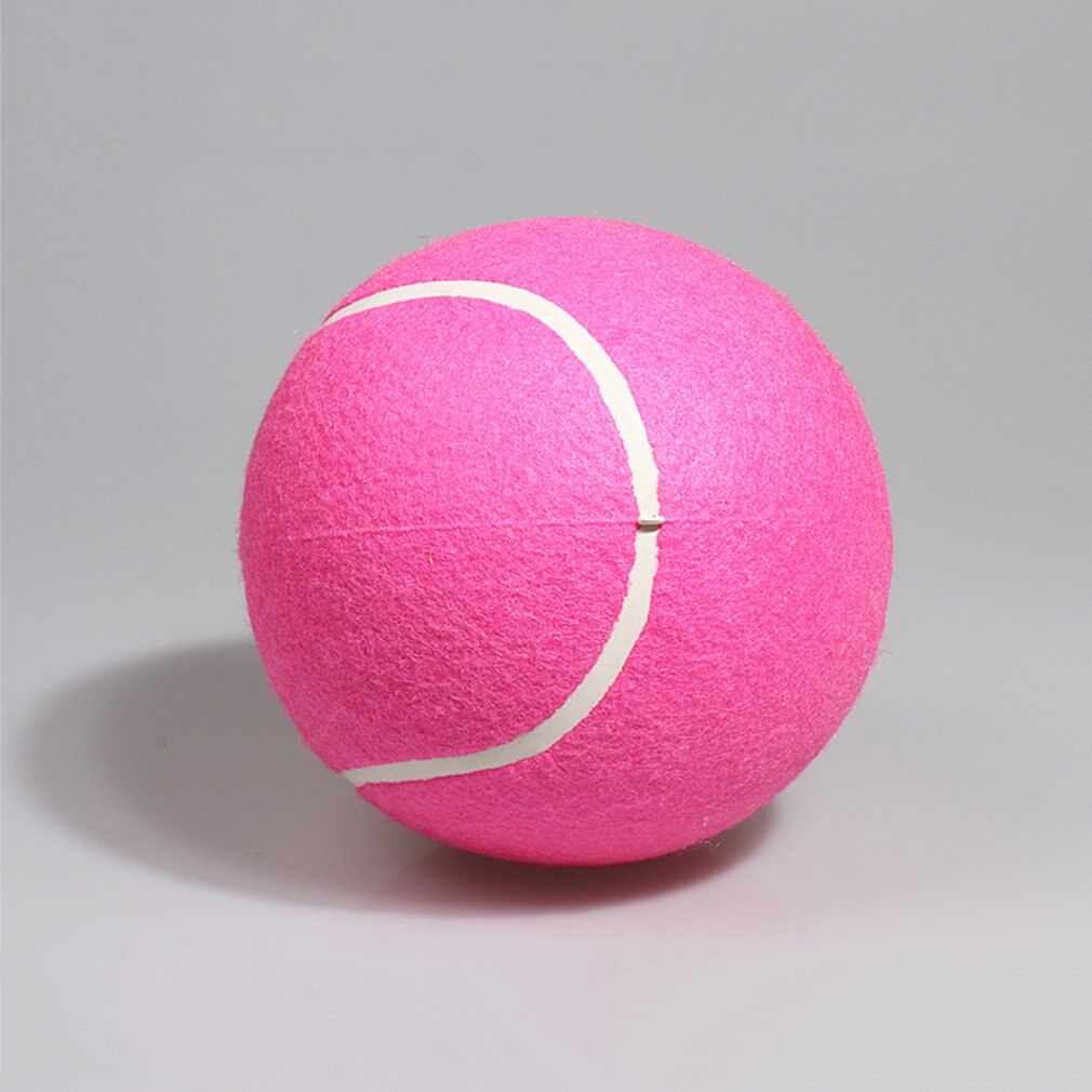 8 Inch 9.5 Inch Inflatable Tennis Ball Large Signature Tennis Rose Red Children Flannel Tennis Ball