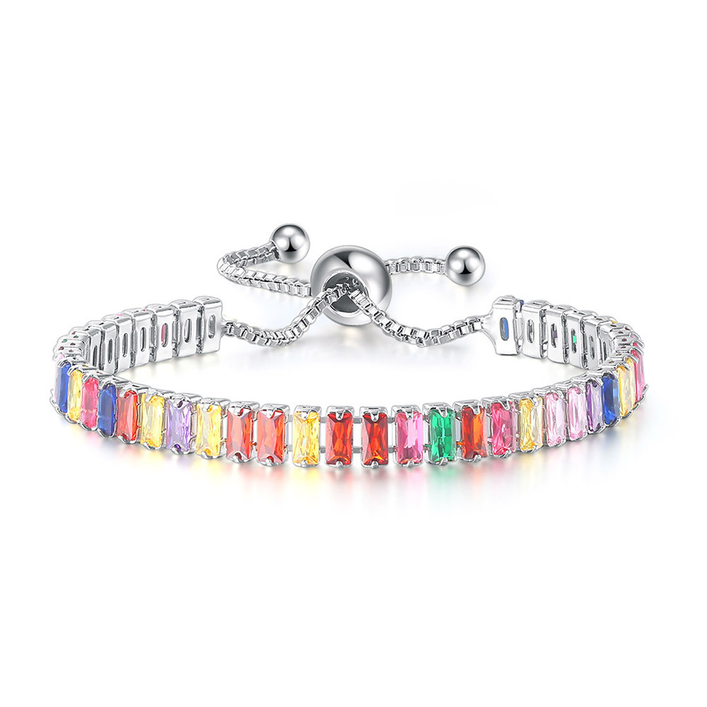 Luxus Geometrie Herz Armbänder Für Frauen Einstellbar Schmetterling Zirkonia Bling Strass Armbinde Perlen Kette Partei Schmuck: BR22Y0010-2