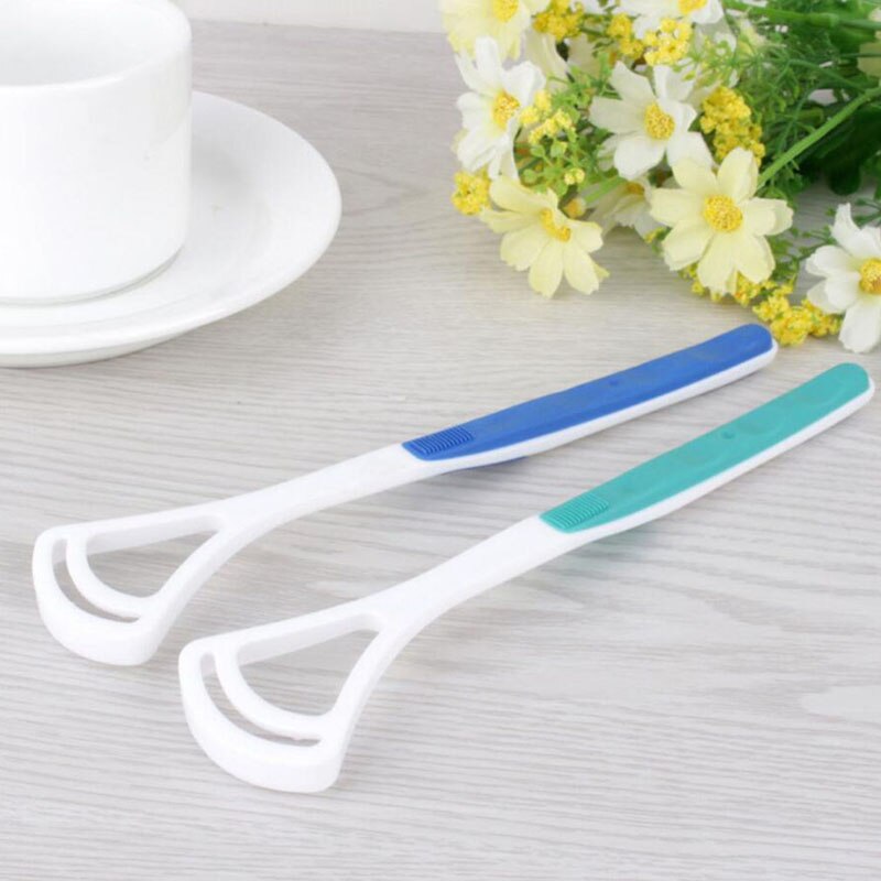 ESTINK brosse à langue Grattoir à langue en Silicone, conception