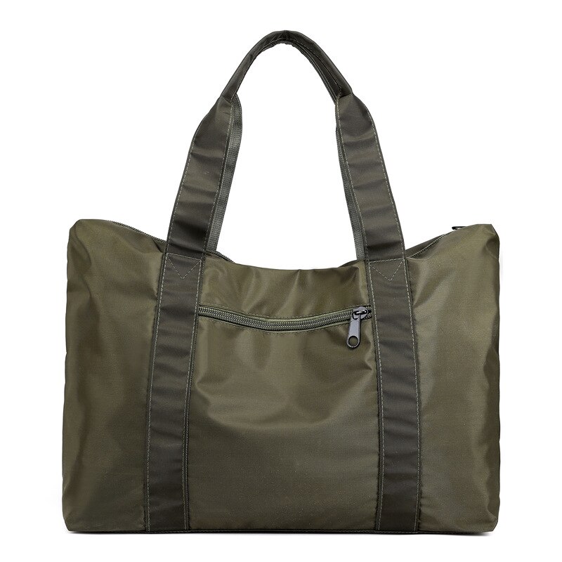 Sac de chariot de loisirs imperméable à l'eau sac de voyage à main pour femme portable grande capacité bagages à courte distance sac momie: green