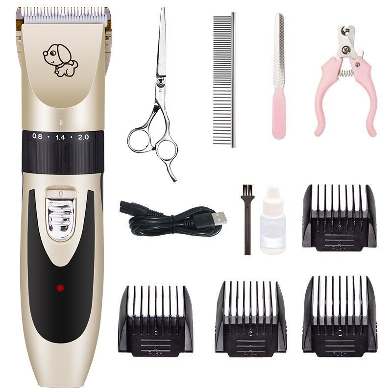 Tunna bästa sällskapsdjur hårklippare hund trimning klippmaskiner hund rakmaskin trimmer hårklippssats cortapelo elektrisk klippare: A4
