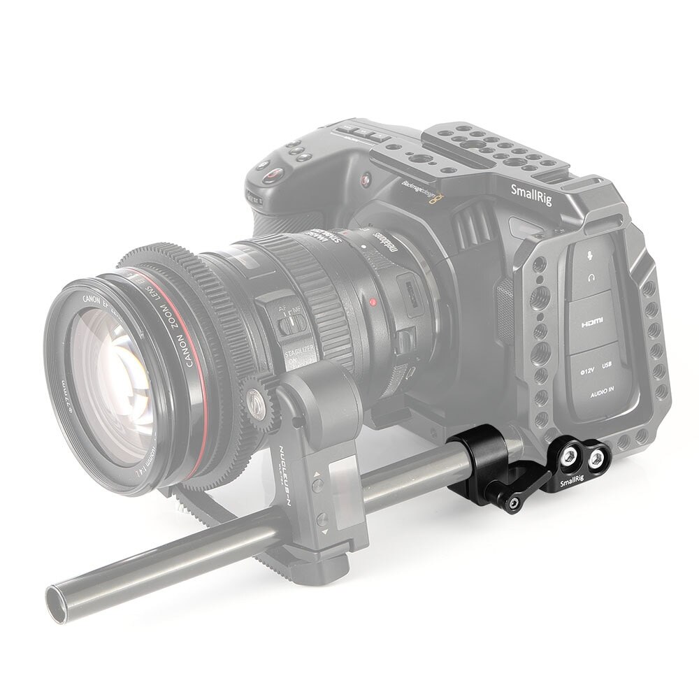 SmallRig 15mm Single Rod Clamp for Blackmagic Pocket Cinema Camera BMPCC 4K Cage SmallRig 2203/2255/2254 - 2279