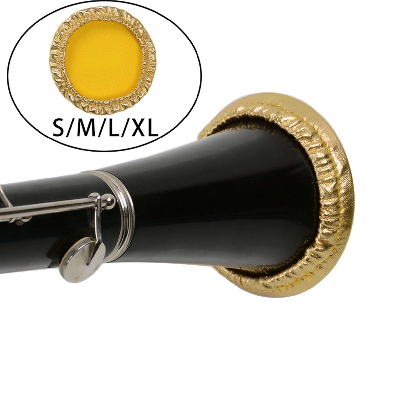 1x Musik Instrument Glocke Abdeckung Musik Instrument Zubehör Waschbar Lärm Reduktion für Oboe Klarinette Saxophon