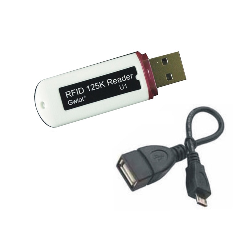 Lector de tarjetas RFID RF USB para Android Mini 125khz TK4100 o 13,56 mhz MF NFC escáner portátil tipo C