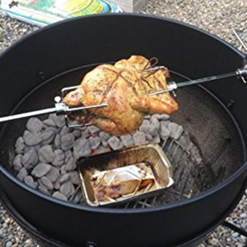 2 kpl ruostumaton teräs rotisserie lihahaarukat puristin grilli monitoiminen galvanoiminen grillihaarukka bbq työkalut kotityökalu