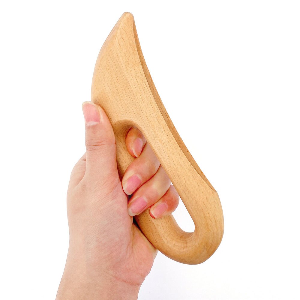 Planche de Massage Gua Sha en Bois, Outil de Thérapie Corporel Amincissant