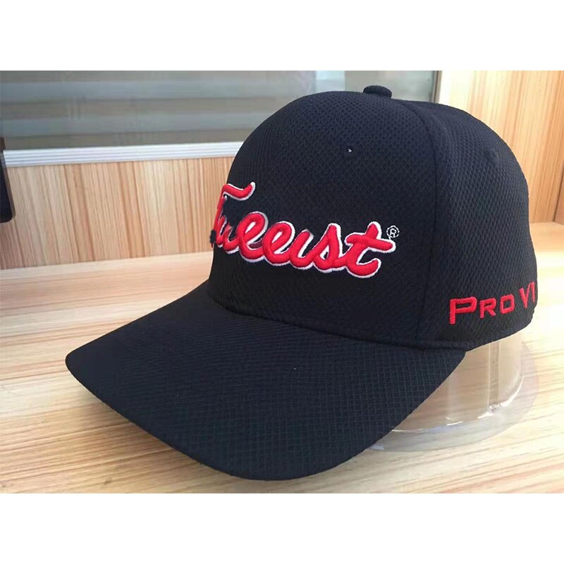 style men's golf caps, breathable and quick-drying golf caps, leisure ladies' sun hats: black