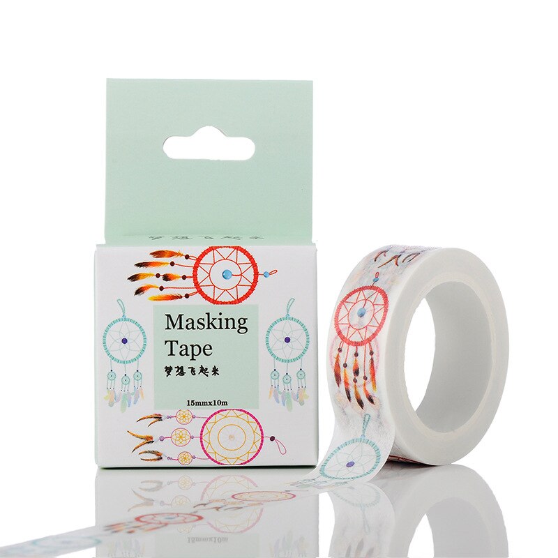 1.5cm avlet min nabo katt washi teip selvklebende diy scrapbooking klistremerke etikett maskebånd