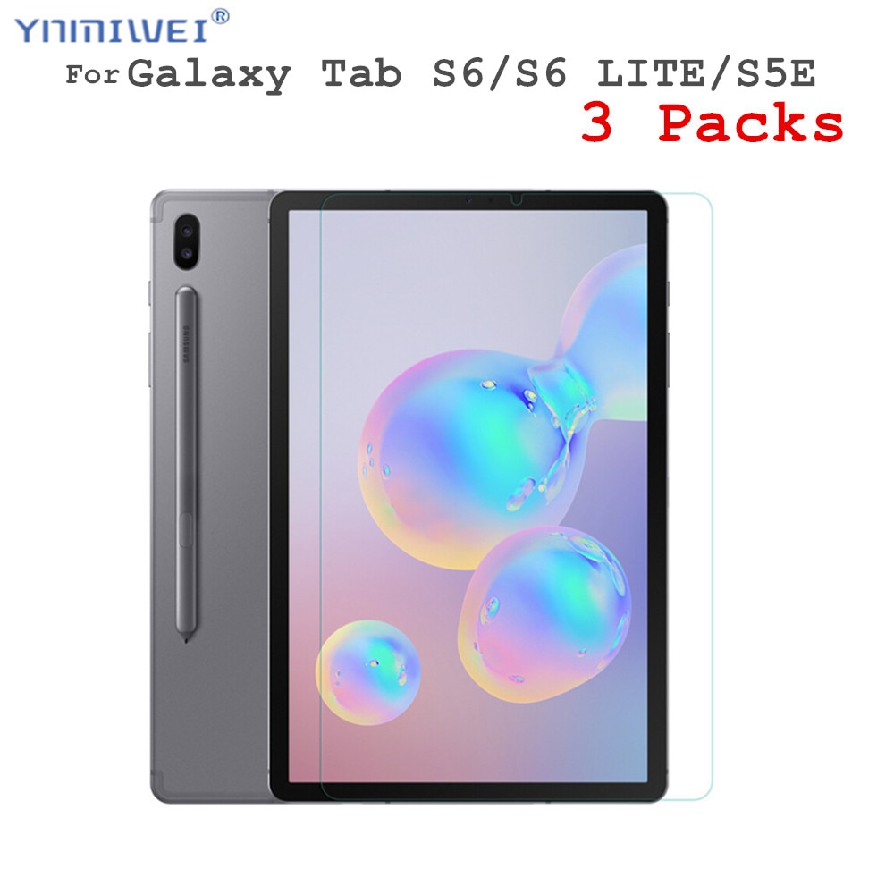 3Packs Glas Protector Voor Samsung Galaxy Tab S6 10.5 Scherm Beschermende Film Voor Samsung Galaxy Tab S6 Lite p610 S5E T720