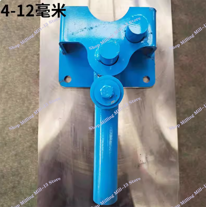 Dobladora Manual de barras de refuerzo, herramienta portátil de construcción, dobladora de edificios, herramientas de reparación de neumáticos, 4MM-16MM, 1 unidad: Verde profundo