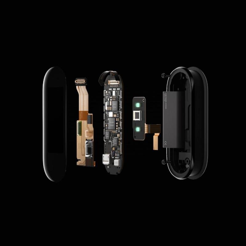 1.1 "originale Xiaomi Mi Banda 5 Braccialetto Intelligente Schermo AMOLED Miband 5 Smartband Per Il Fitness Traker Bluetooth di Sport Intelligente Braccialetti