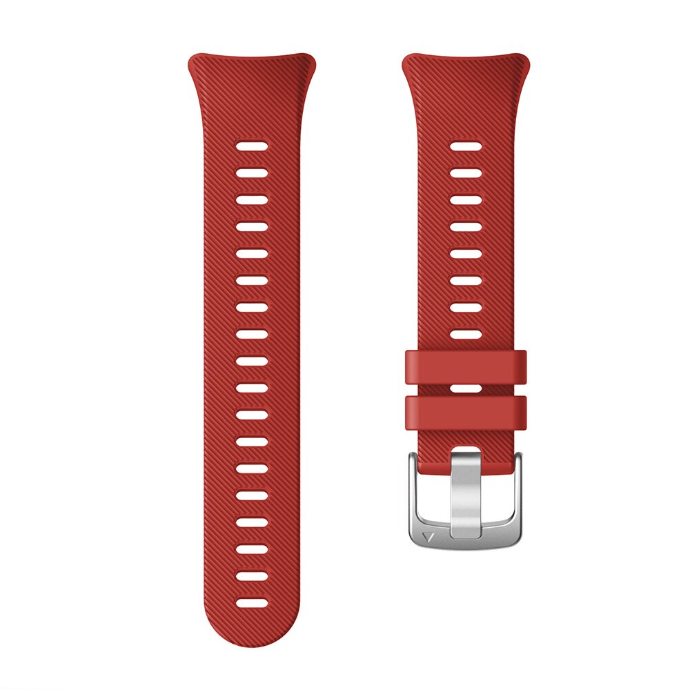 Silicone Watchband For Garmin Swim 2 Smart Watch Band Replacement Wrist Band Strap for Garmin Swim 2: Red
