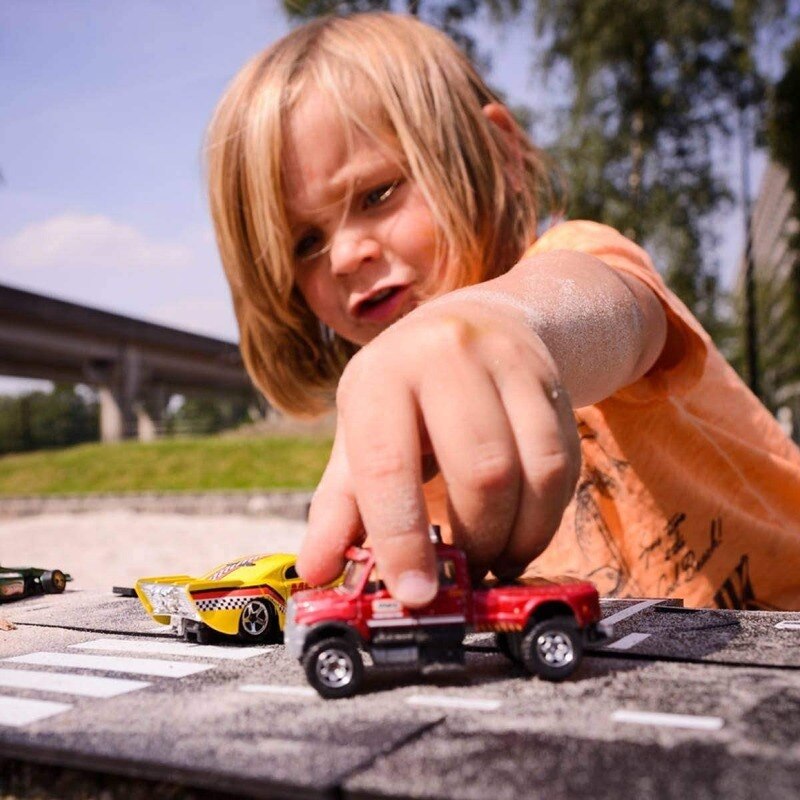 Kids Educatief Verkeer Speelgoed Voor Kinderen Road Building Speelgoed Auto Rijbaan Expressway Snelweg Flexibele Puzzel Spoor Set