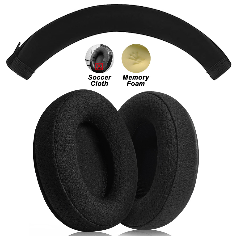Replacement Foam Ear Pads for HyperX Cloud 123 Alpha, II,III,Stinger,Silver,Core,X,S,Pro Headphones memory foam Earpads Protein: WHEAT