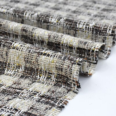 Vintage Autumn Winter Tweed Fabrics Multi Patterns Yarn Dyed Colorful Thread Woolen Fabrics For Sewing Suits Blazer Tissus: 41