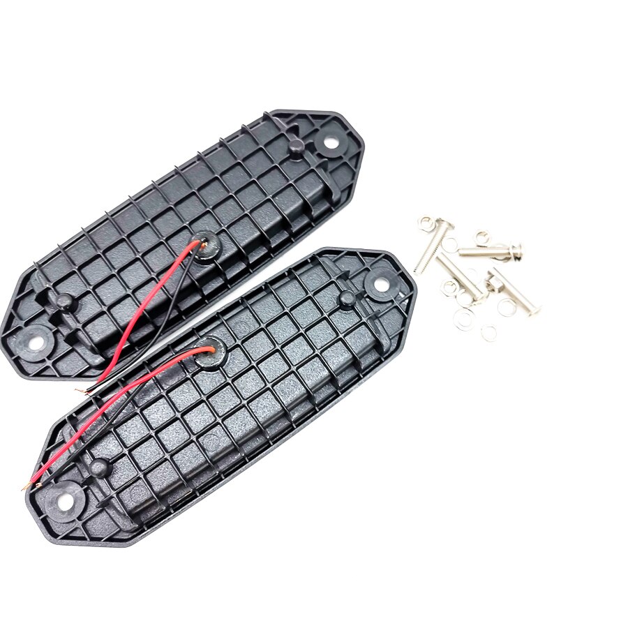 2 x 7" 60W LED LED Fog DRL Light Flush Mount Reverse Lamp Offroad Truck