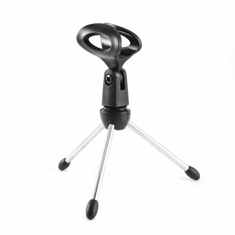 Desktop Microphone Stands Universal Adjustable Microphone Holder Mic Tripod Stand Desktop Bracket M-1