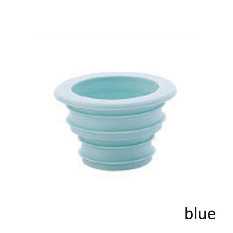 1Pcs Plastic Deodorant Wassen Machine Pijp Connector Gereedschappen Afdichting Plug Val Anti-geur Telescopische Rioolbuis Accessoires: Blauw