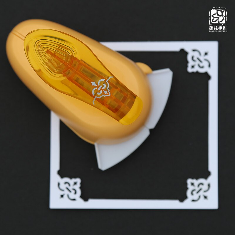Paper Handmade DIY Embossing Machine Scrapbooking Punches Craft Paper Punch Card Making Embossing Device Puncher Kids: 10