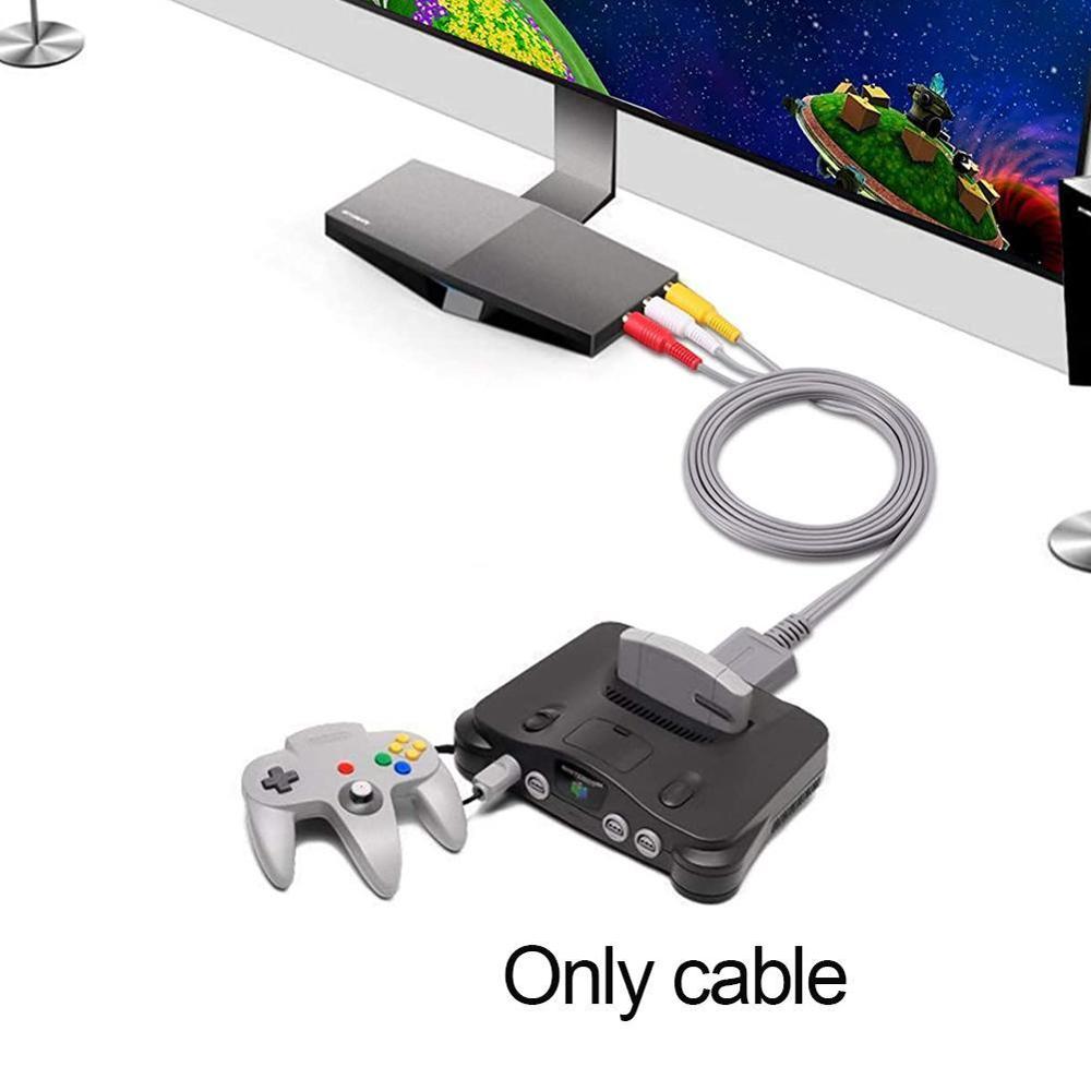 1,8 M Cable AV para Nintendo para WII Mini para WII/consolas WII U | WII U Audio estéreo Cable para televisión de Cable de Video RCA J7Z0