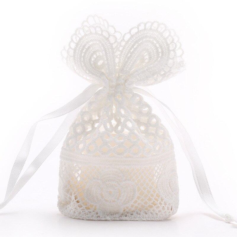 Bolsa de presente para joias 1pc 10x14cm, bolsa branca para cílios, bolso para doces e casamentos bolso para joias bolsa de presente do bico