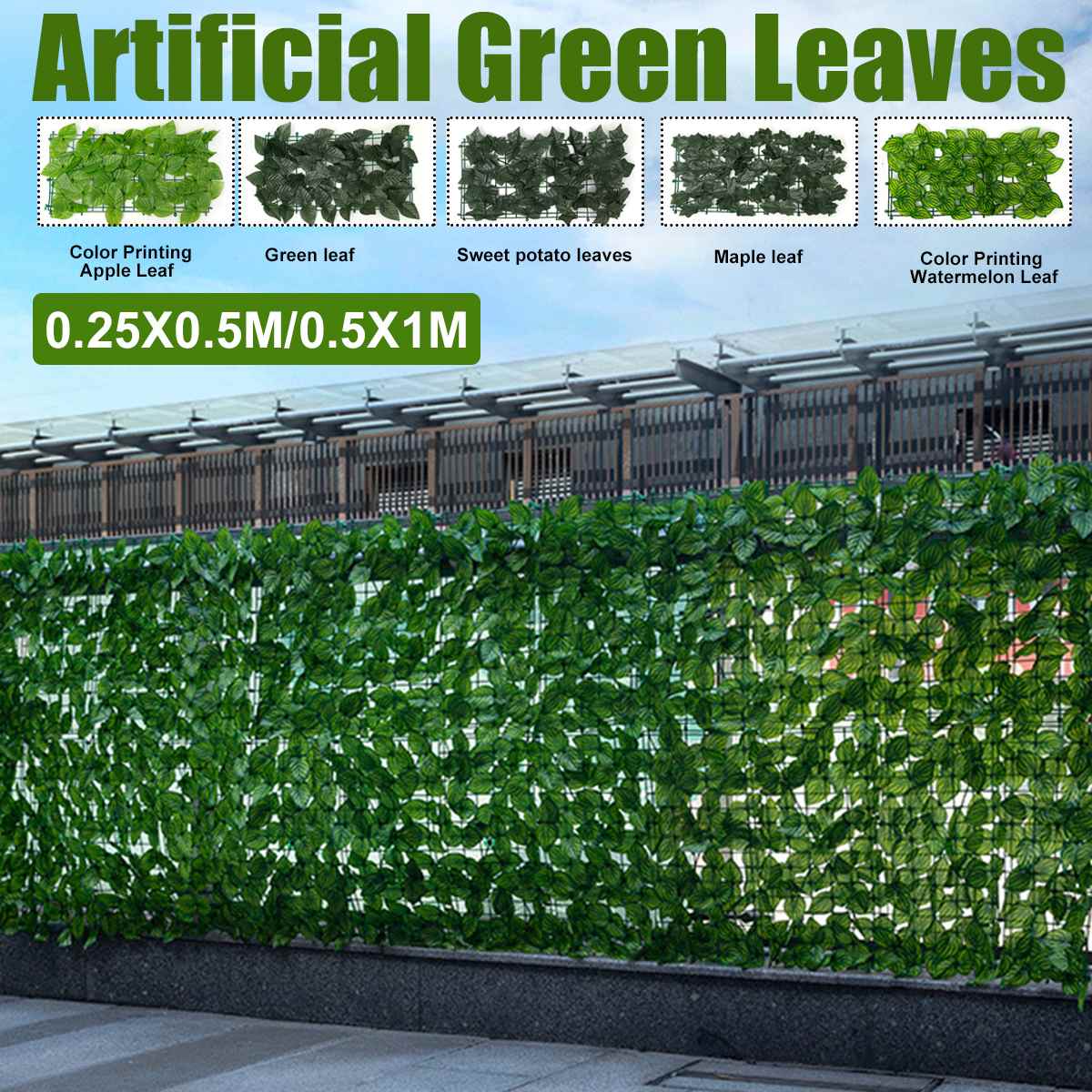1 x 0.5m plantenmuur kunstgras buxushaag tuin achtertuin huisdecoratie simulatie gras grasmat gazon buiten bloemenmuur
