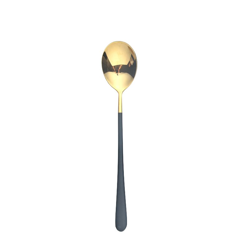 Spklifey Bestek Set Servies Set Goud Bestek Servies Roestvrij Stalen Lepel Vork Lepel Servies Keuken Lepel en Vork Set: spoon 1 pec