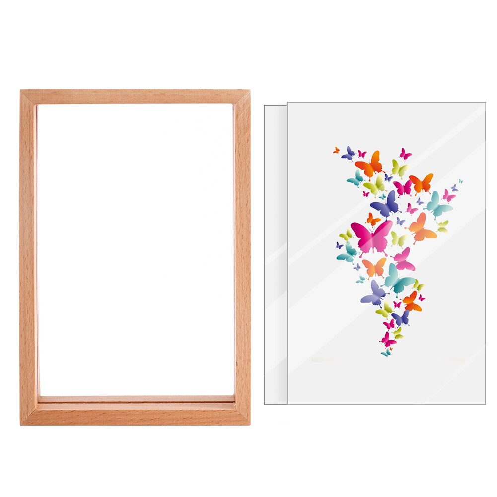 Colorful Butterfly Pattern Painting Frame Home Des... – Grandado