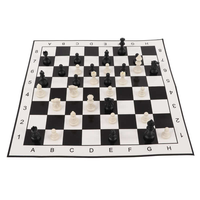 32 Chess 24 Checkers Chess and Checkers Set Portable for Entertainment
