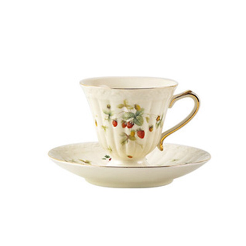 Ceramic European-style Small Luxury Home Tea Set High-end Phnom Penh Cup British Afternoon Tea Cup Flower Tea Cup Tea Pot: s
