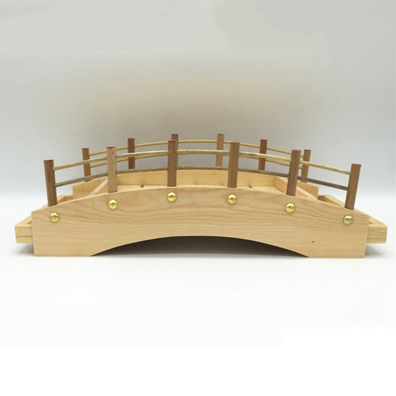 Japanse Stijl Houten Sushi Brug Boot Sushi Sashimi Schotel Sushi Servies Decoratie Ornamenten