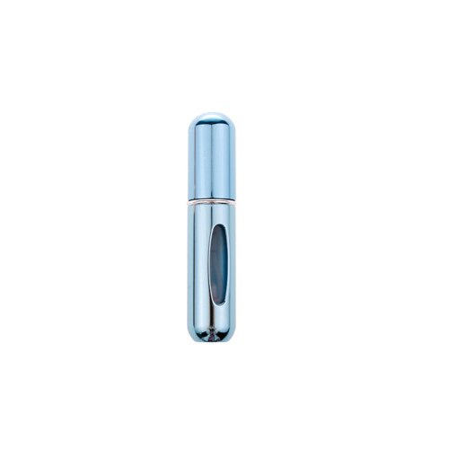 XZJJA Bodem gevulde Mini Parfum Spray Flessen Metalen Shell Spray Verstuiver Draagbare Reizen Parfum Opslag Fles Punten Bottelen: Blue Spray Bottles