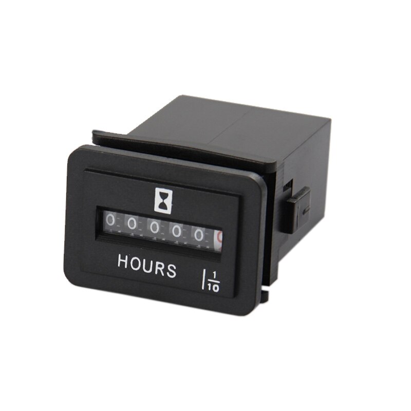 AC 220V 110~250V Mechanical Hour Meter for Generator Motor Diesel Engine Boat Generator!