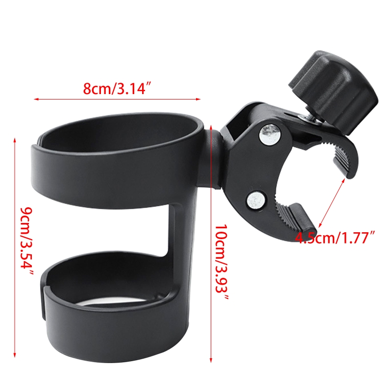 Fahrrad Tasse Halfter für Kinderwagen Kinderwagen Telefon Halfter Milch Flasche Unterstützung Anti Unterhose Gestell Flasche Halfter Universal- Rollstuhl