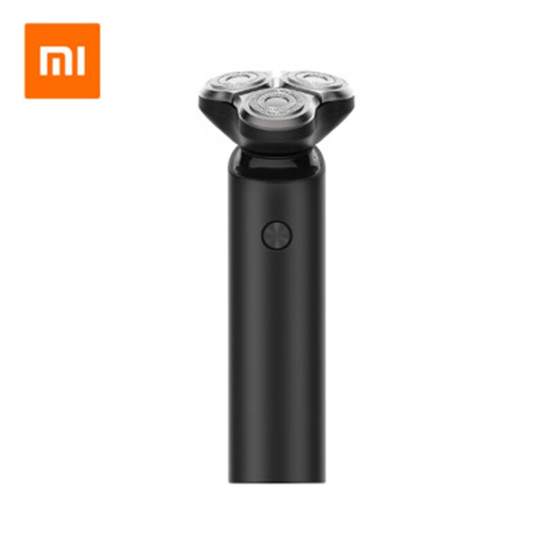 Original Xiaomi Mijia Electric Shaver Flex Razor Head 3 Dry Wet Shaving Washable Main-Sub Dual Blade Turbo+ Mode Comfy Clean: Black