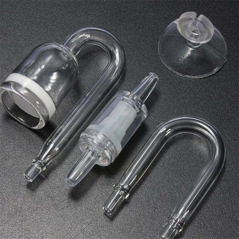 4 in 1 aquarium u-buizen zuignappen  co2 diffusoren terugslagklep koolstofdioxide reactor regelaar aquarium levende plantenverstuiver