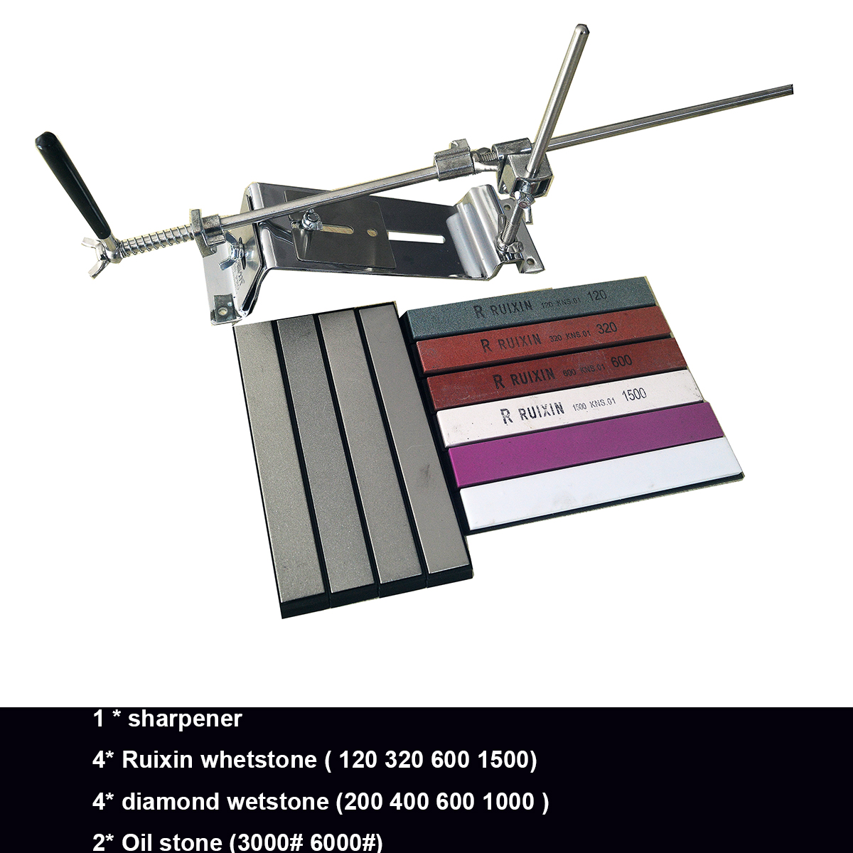 Afilador de cuchillos Ruixin Pro iii, nuevos accesorios de cocina, sistema de afilado de diamantes, piedra de afilar: STYLE 11