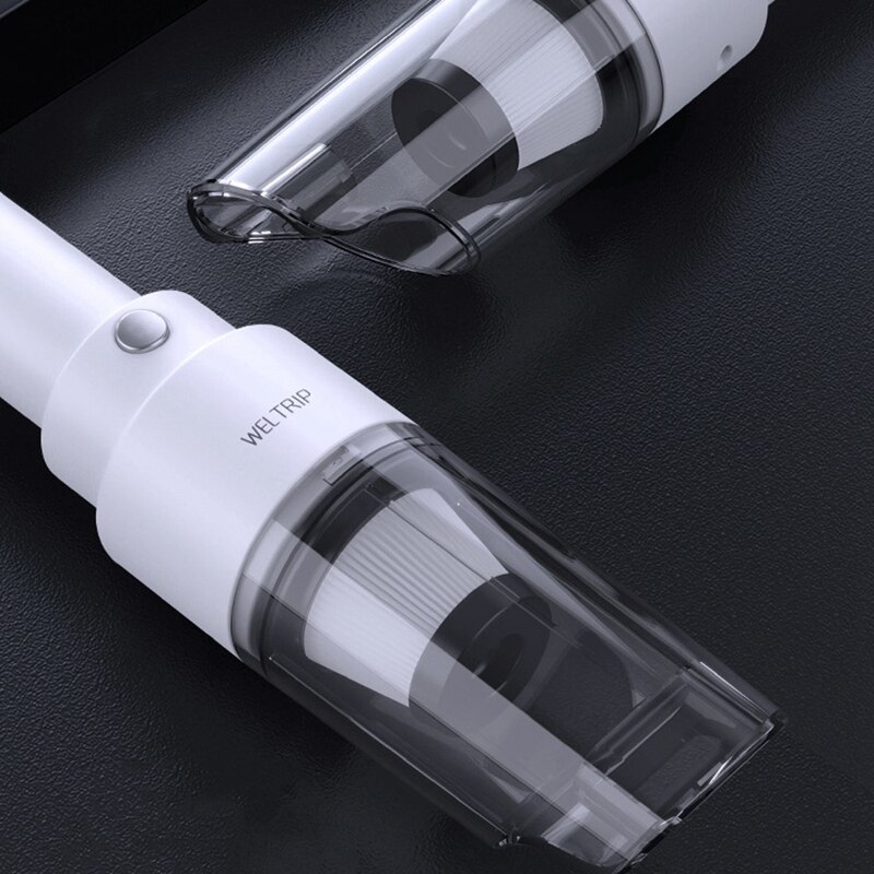 Handheld Wireless Duster Rechargeable Cyclone Suction Car Mini Duster Cordless Wet/Dry Auto Portable for Home