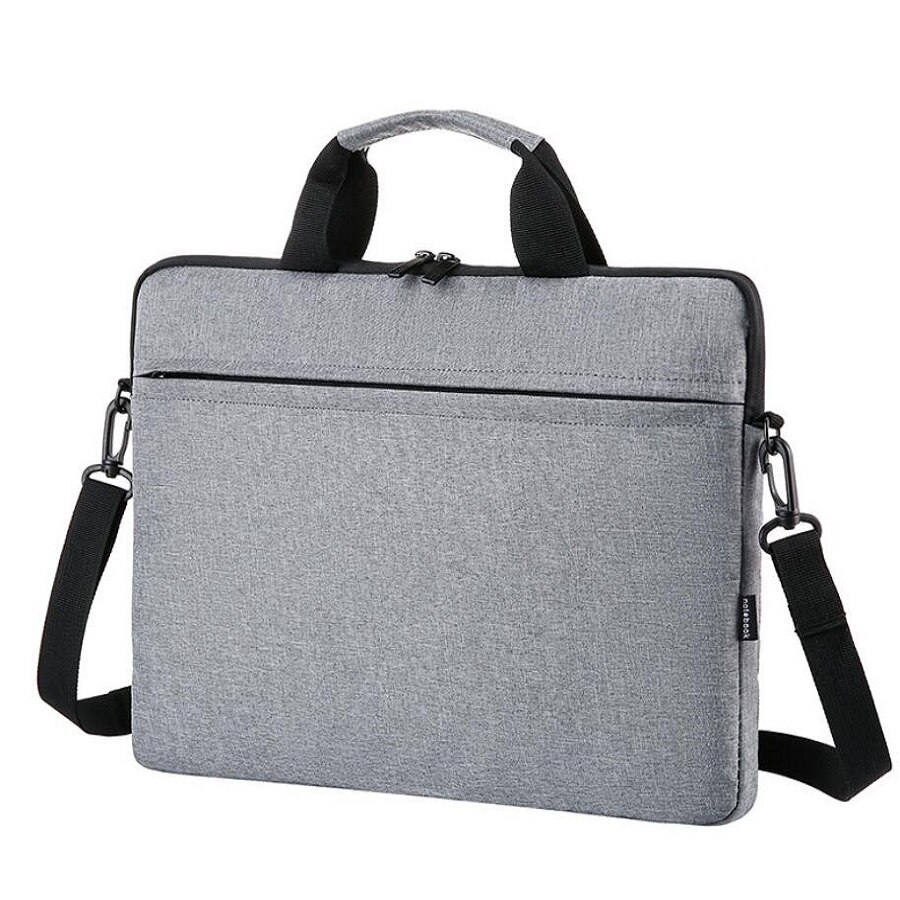 Laptop Tas 13 14 15 Inch Waterdichte Notebook Bag Sleeve Voor Macbook Air Pro 13 15 Computer Tas Aktetas tas: Grey / 15 inches