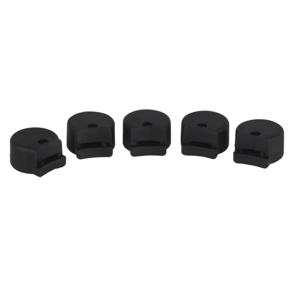 5 uds. Soporte para el dedo del clarinete accesorios para instrumentos musicales piezas de reparación del soporte del dedo del tubo del clarinete negro