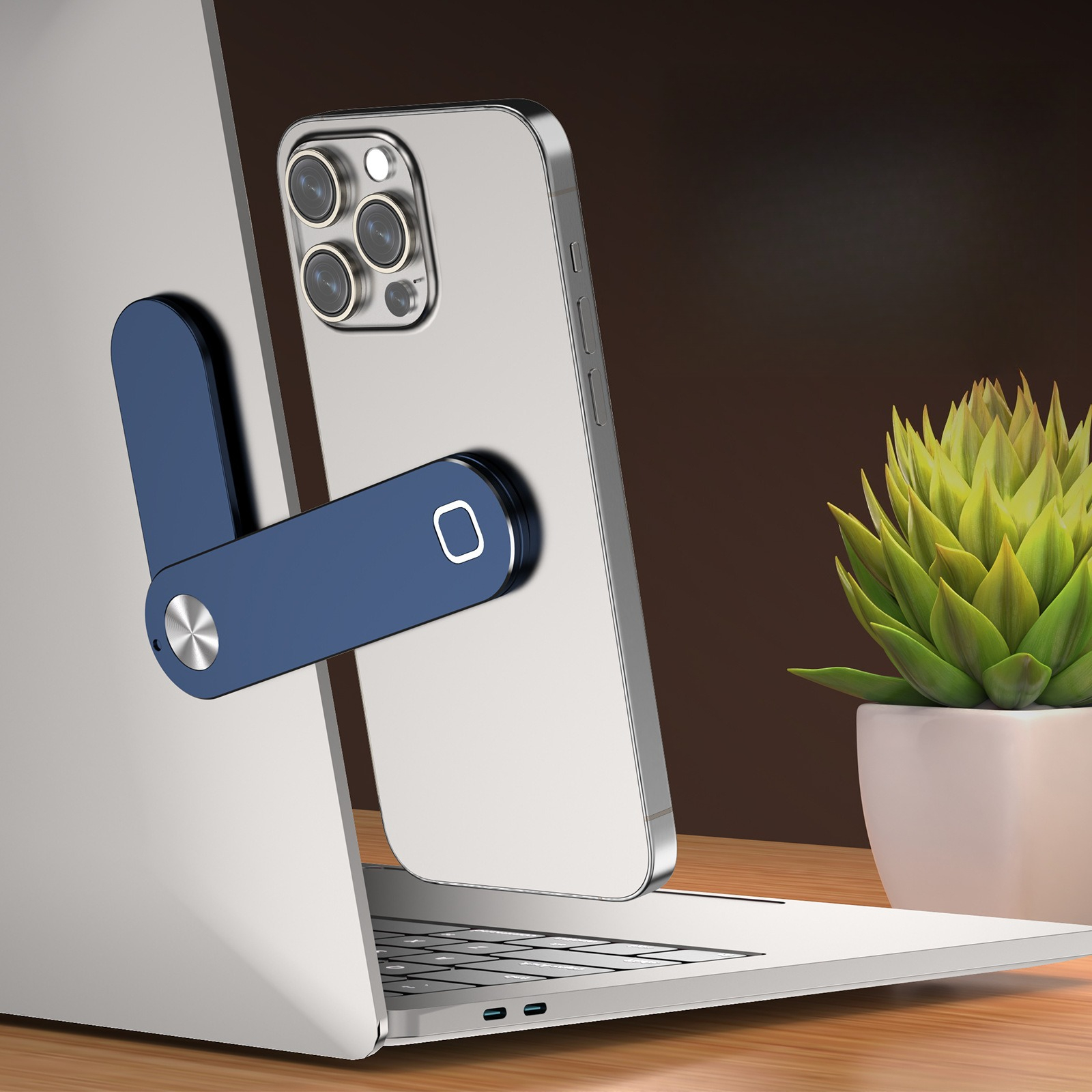 Laptop Telefoonhouder Link Beugel Magnetische Notebook Zijmontage Clip Verstelbare Aluminium Computer Monitor Uitbreidingsbeugel