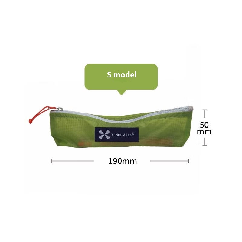 Waterproof Pencil Case with Large Capacity, Lightweight and Minimalist , Perfect for Students and Exams: green