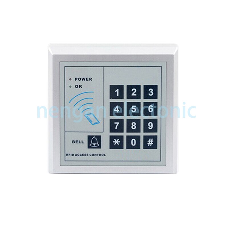 125KHZ EM RFID Proximity Card Access Control Keypad Card Access Control Door Opener with 10 Key Fobs