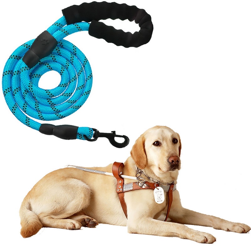 Reflecterende Grote Hondenriem Nylon Touw Pet Running Tracking Riemen Lange Lood Hond Bergbeklimmen Touw Voor Medium Grote hond