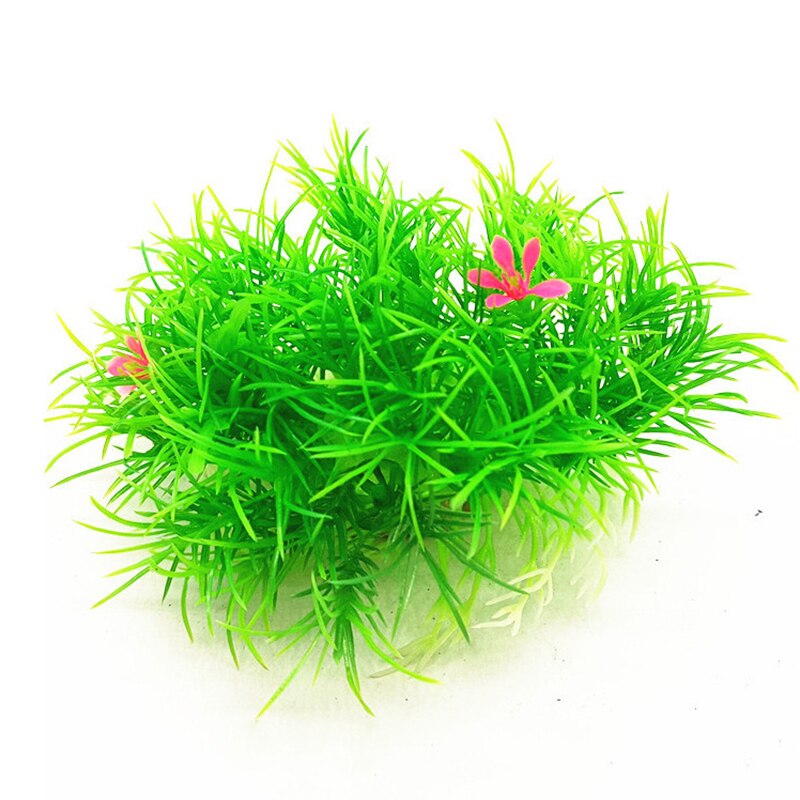 12 Kinds Artificial Aquarium Decor Plants Water Weeds Ornament Aquatic Plant Fish Tank Grass Decoration Accessories 12*6cm