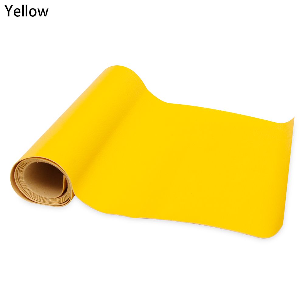 Samoprzylepna skórzana taśma naprawcza kanapy naprawa naklejek naprawa mebli Patch siedzenia kierowcy sofy torby Stick-on gospodarstwa domowego: yellow