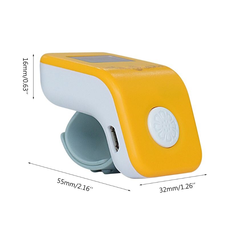 5 Digit Prayer Counter Clicker Toy Rechargeable Finger Ring Hand Tally Counter