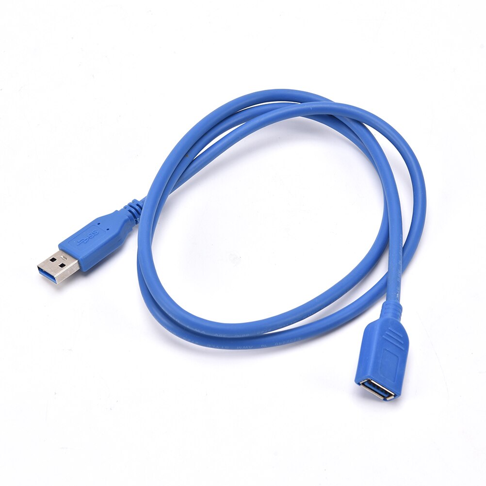 USB3.0 Data Sync Fast Speed Cord Connector USB 3.0 Male to Female Extension Cable for Phone Hard Disk for Laptop PC Printer 1.5m