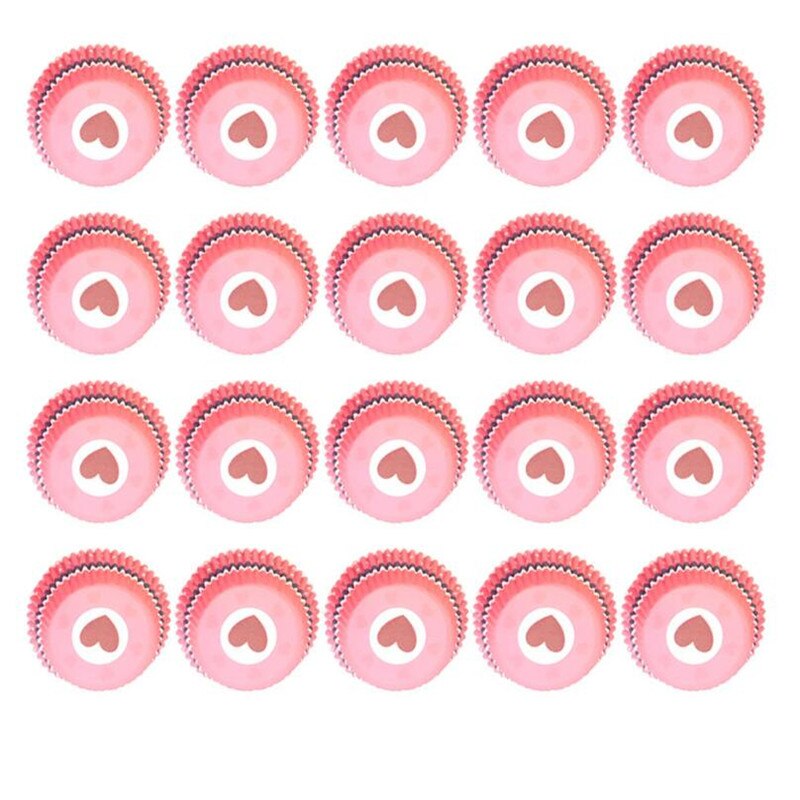 100Stck Regenbogen Cupcake Papier Liner Muffin Fällen Tasse Kuchen Deckel Backblech Küche Zubehör Gebäck Dekoration Werkzeuge: Stil3