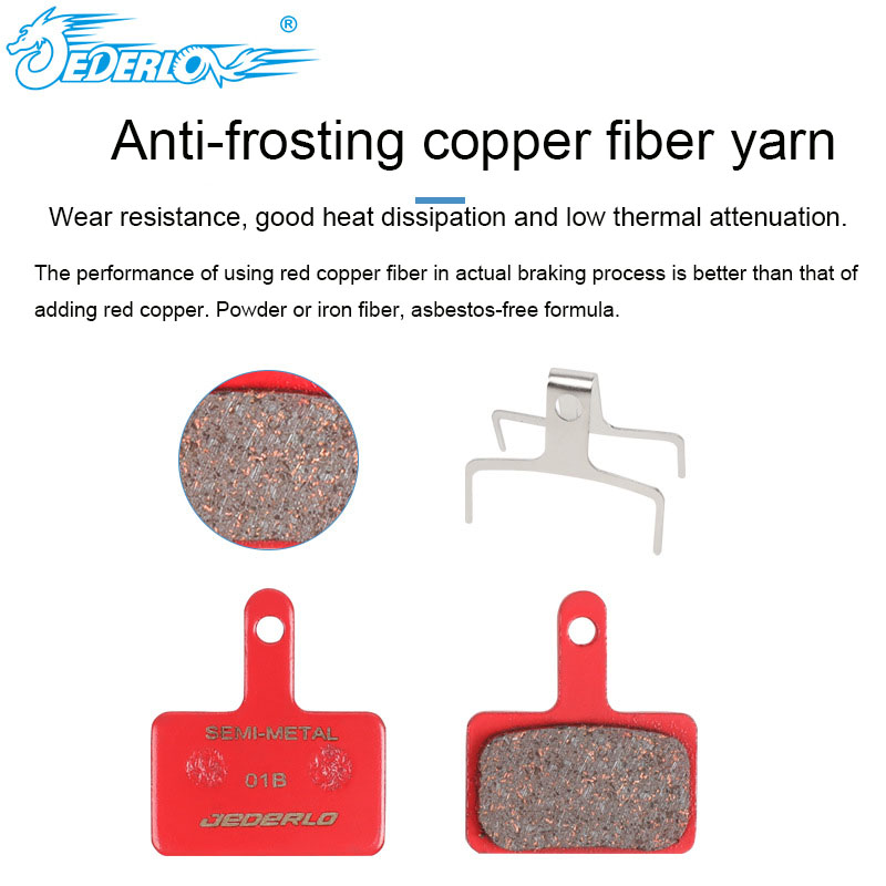 25 pairs bicycle disc brake pads Mountain bike metal ceramic brake pads riding cooling pads for SHIMANO SRAM AVID accessories